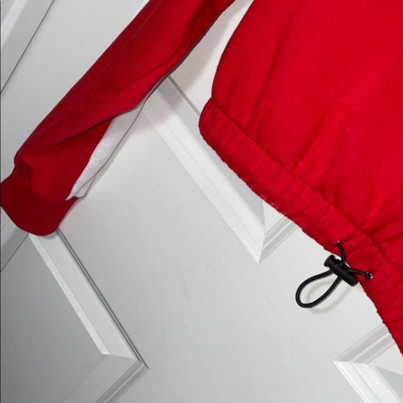 Forever 21 Cropped Pullover Sweater Red White - Picture 3 of 8